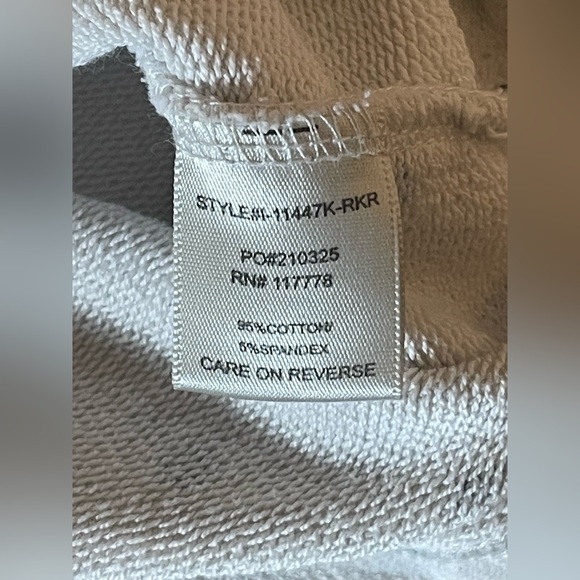 Lovestitch Polka Dot Hoodie & Shorts Lounge Set Women’s Large White Black - Picture 8 of 8